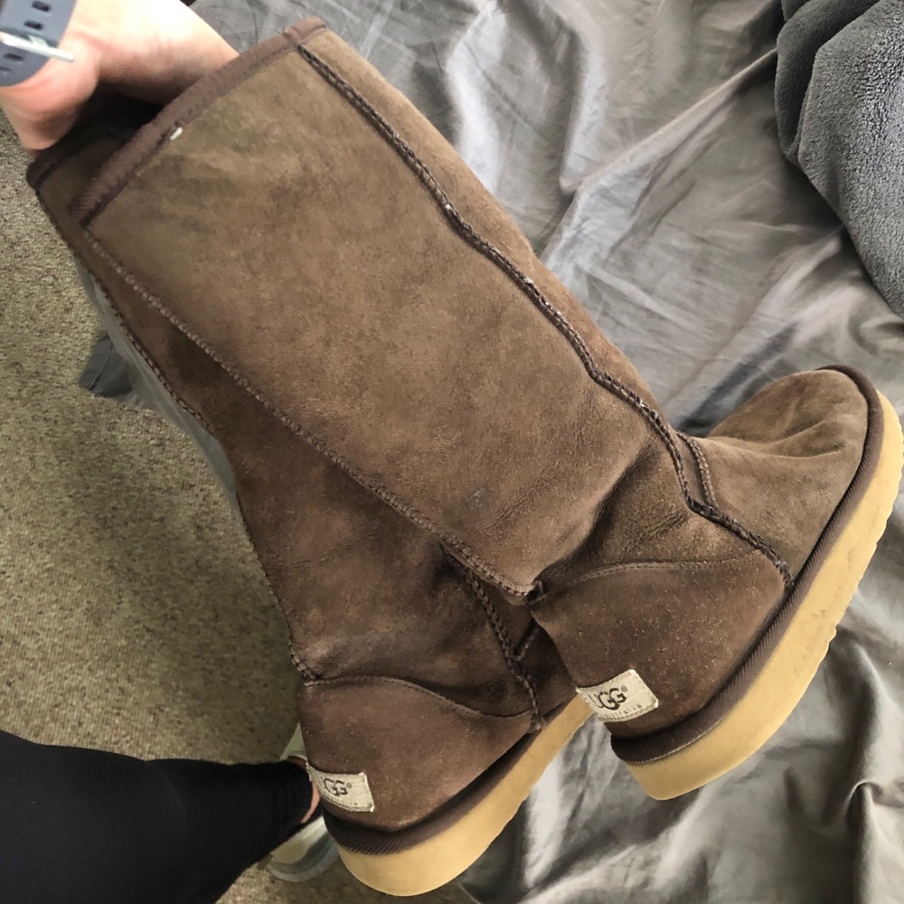 Chocolate Brown Uggs Tall - Size 10